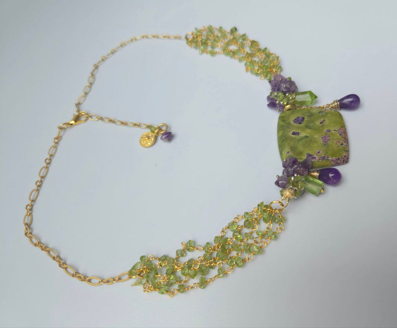 Exquisite Atlantisite necklace