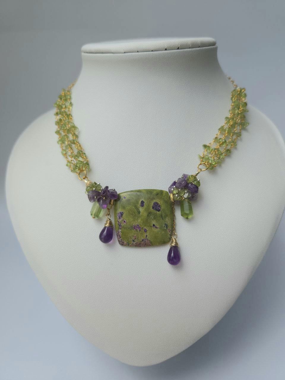 Exquisite Atlantisite necklace