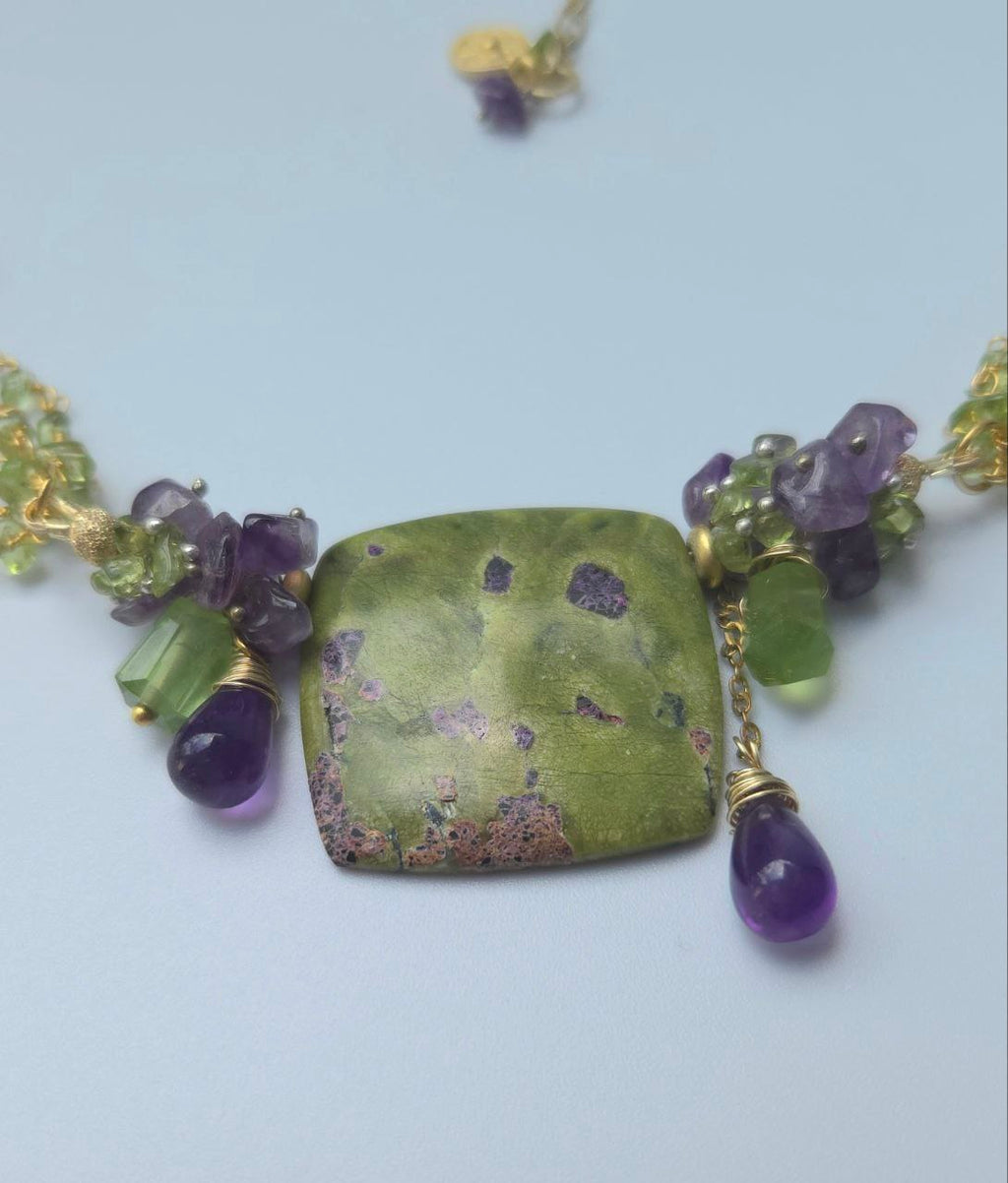 Exquisite Atlantisite necklace