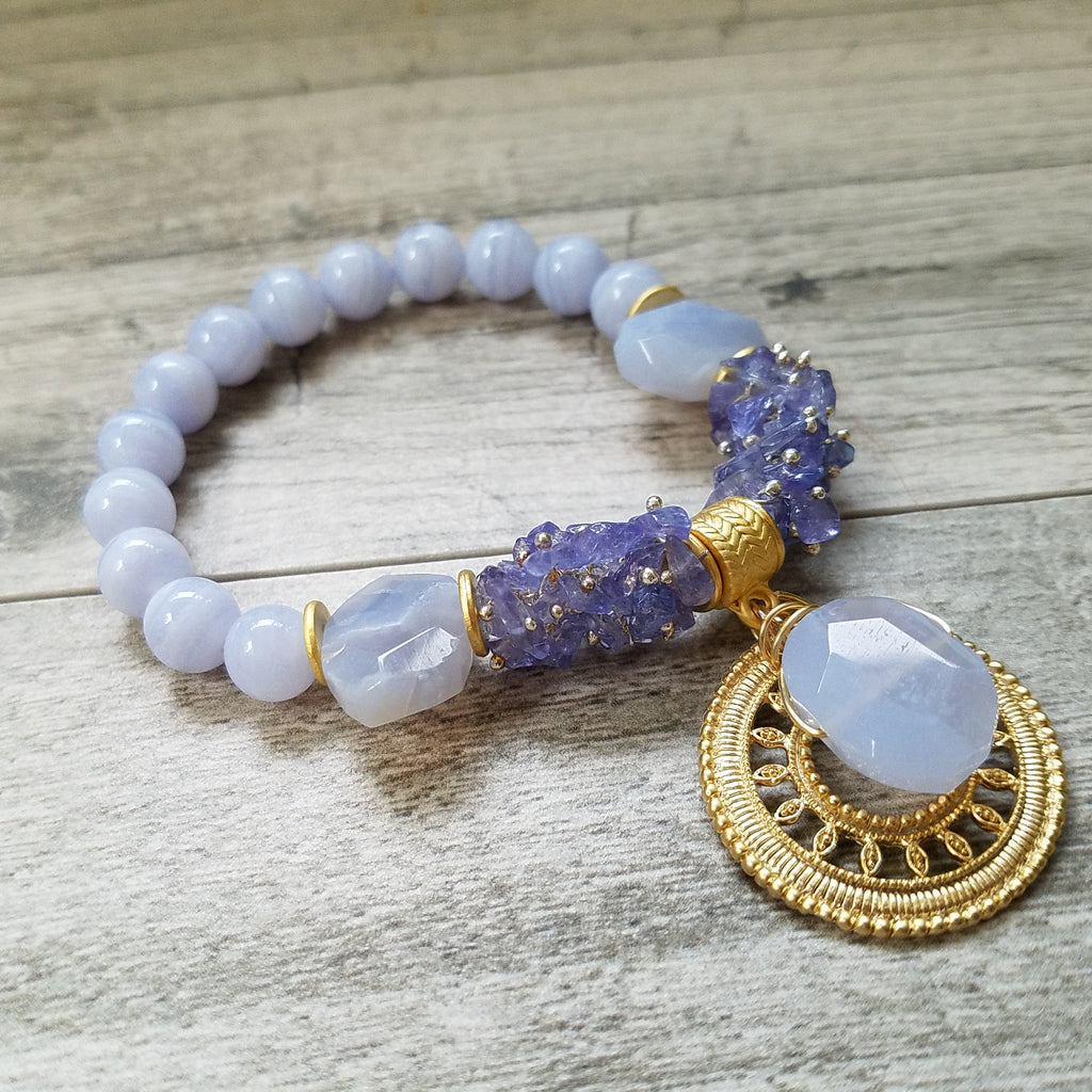 Gift of Emotional Calmness: Delicate Chalcedony (Available for custom order)